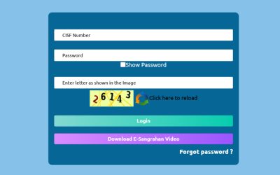 CISF Employee Corner Login